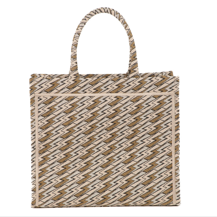 Grazia PWR Jacquard Bag | Beige