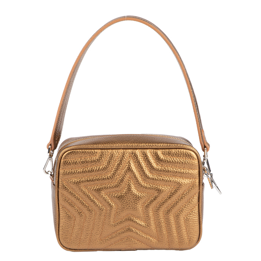 Bolso Camila Star | Bronce Metalizado