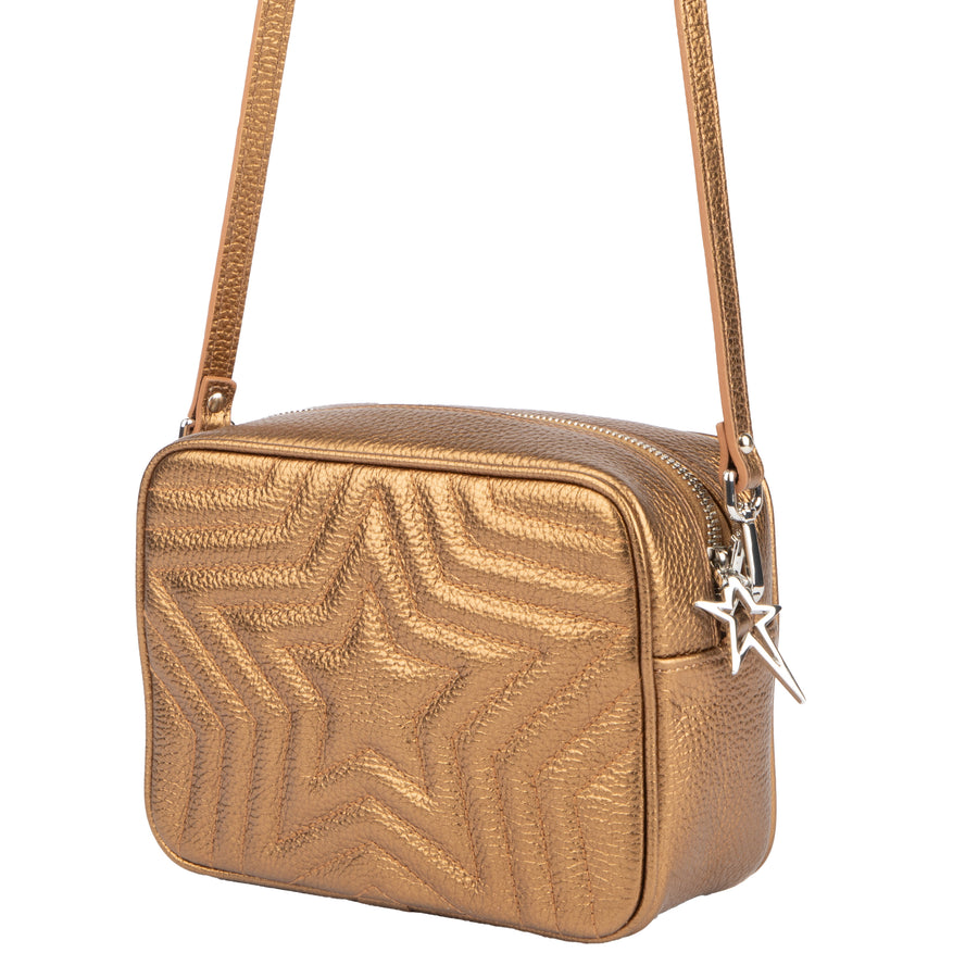 Bolso Camila Star | Bronce Metalizado