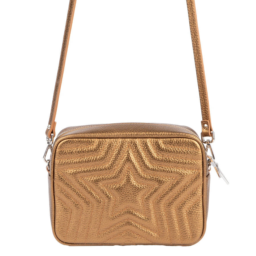 Bolso Camila Star | Bronce Metalizado