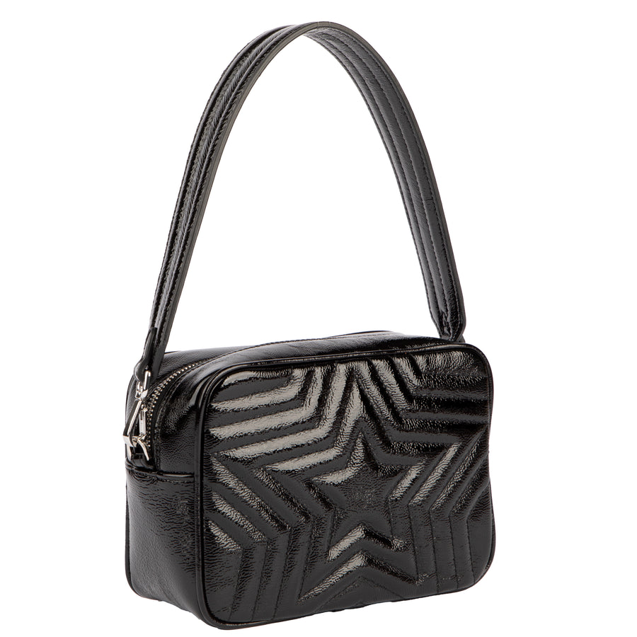 Bolso Camila Star | Negro brillante