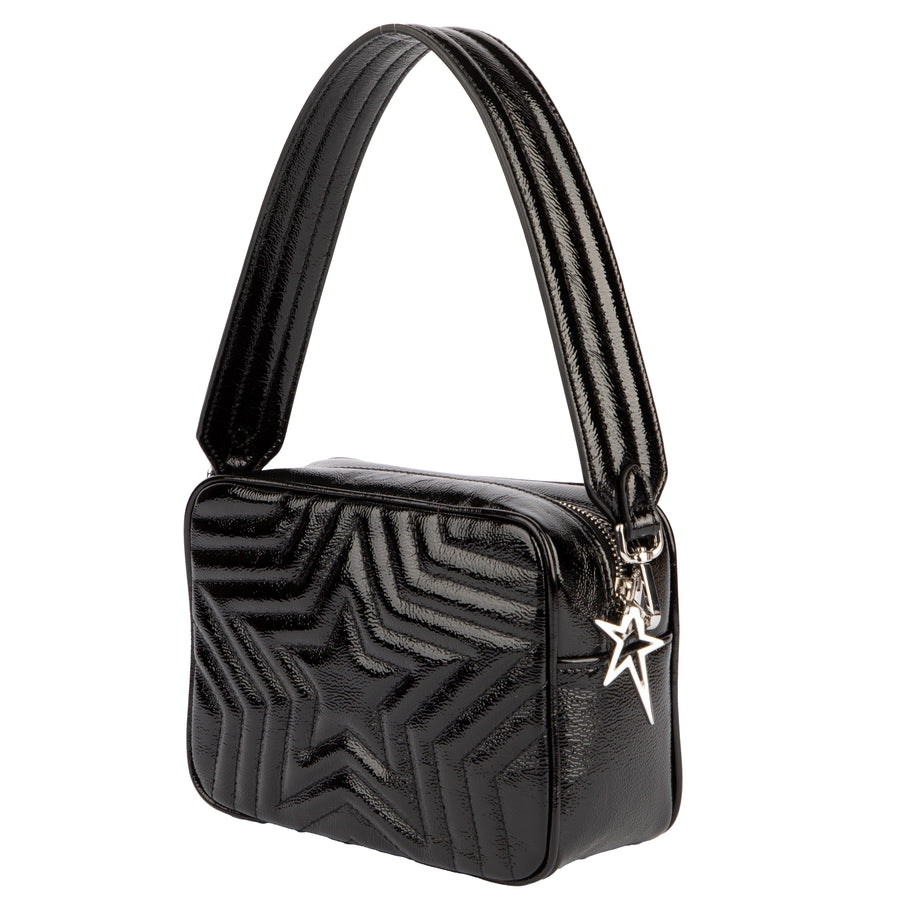 Bolso Camila Star | Negro brillante