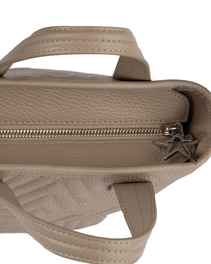 Bolso Mini Valentina Star | Taupe