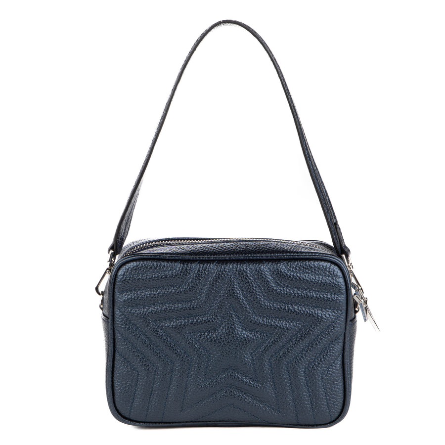 Bolso Camila Star | Azul Metalizado