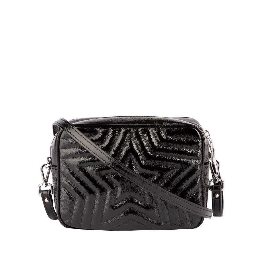 Bolso Camila Star | Negro brillante