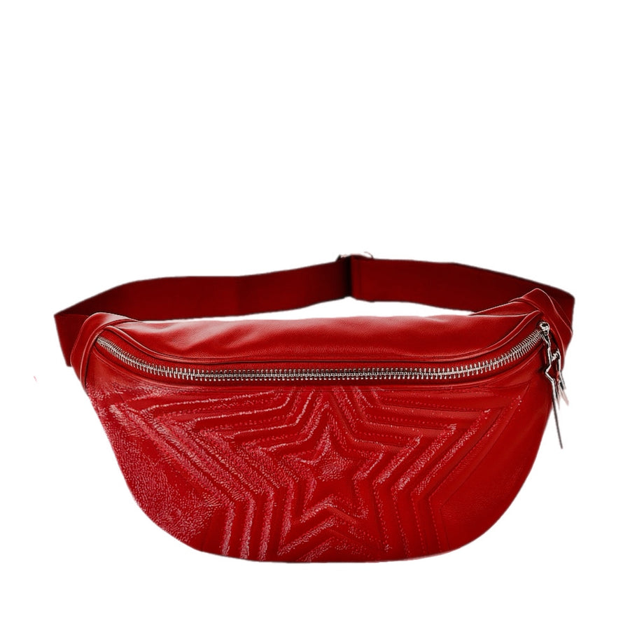 Riñonera Kiki Star | Rojo oscuro Brillante