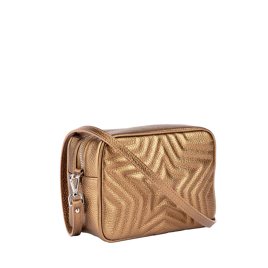 Bolso Camila Star | Bronce Metalizado