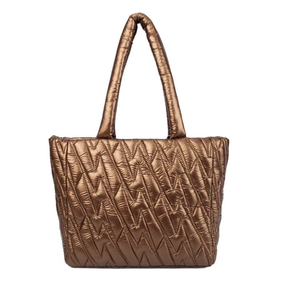 Joaquina PWR Puffer Bag | Marrón Metalizado