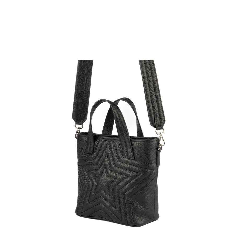 Bolso Mini Valentina Star | Negro