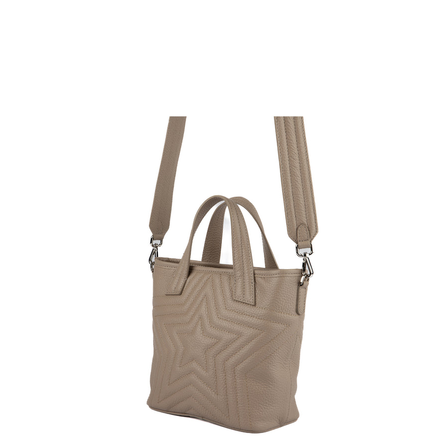 Bolso Mini Valentina Star | Taupe