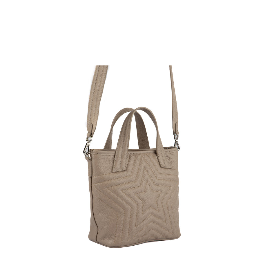 Bolso Mini Valentina Star | Taupe