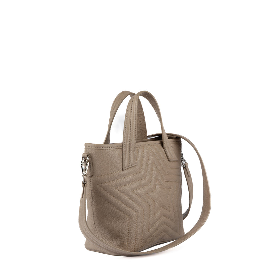 Bolso Mini Valentina Star | Taupe