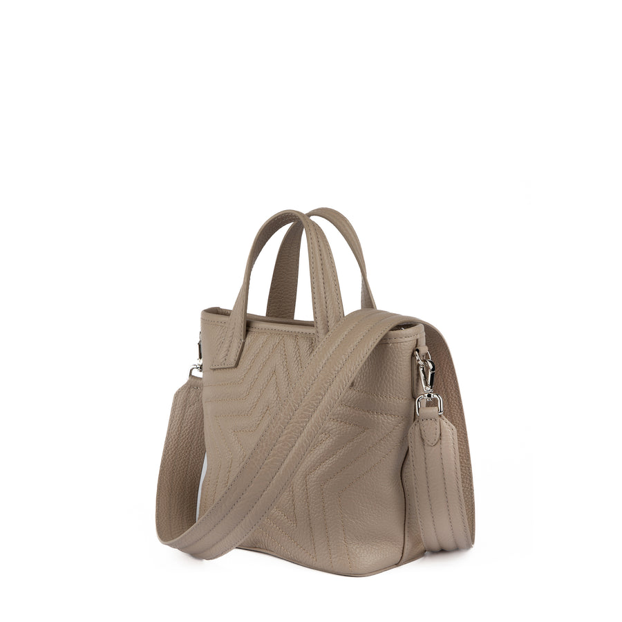 Bolso Mini Valentina Star | Taupe