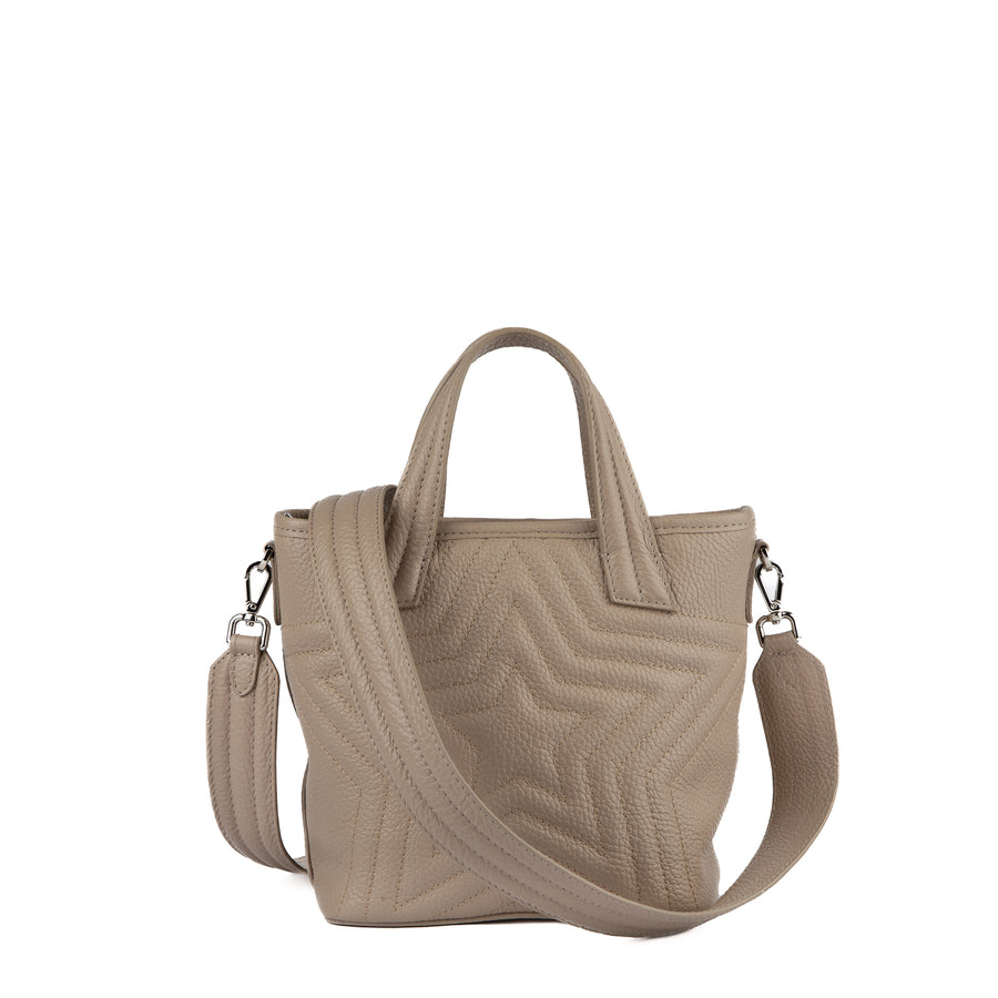 Bolso Mini Valentina Star | Taupe