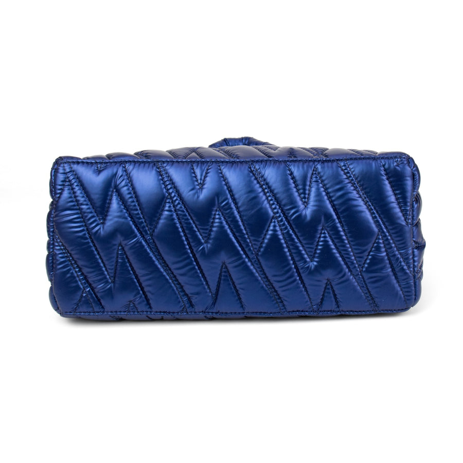 Medium Joaquina PWR Puffer Bag | Azul Metalizado