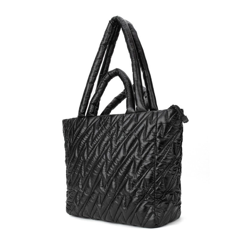 Joaquina PWR Puffer Bag | Negro Brillante