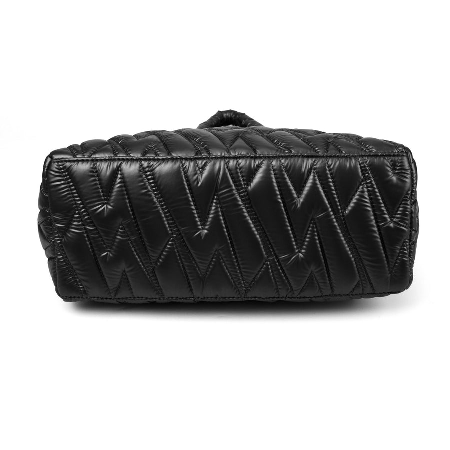 Joaquina PWR Puffer Bag + Laptop Case | Negro Brillante