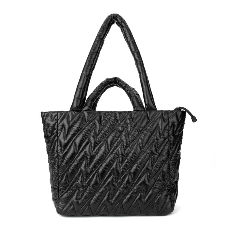 Joaquina PWR Puffer Bag | Negro Brillante