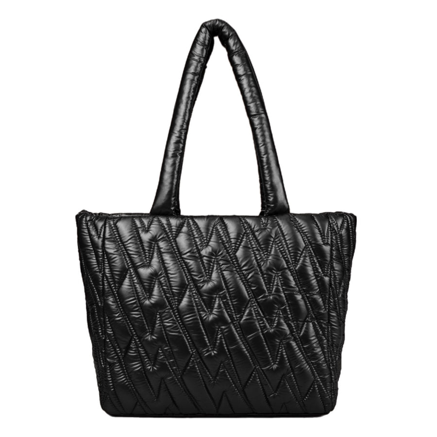 Joaquina PWR Puffer Bag + Laptop Case | Negro Brillante
