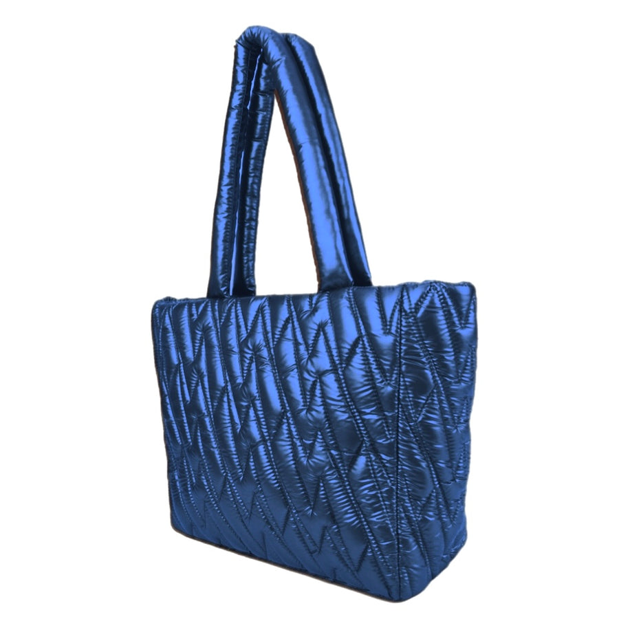 Joaquina PWR Puffer Bag | Azul Metalizado