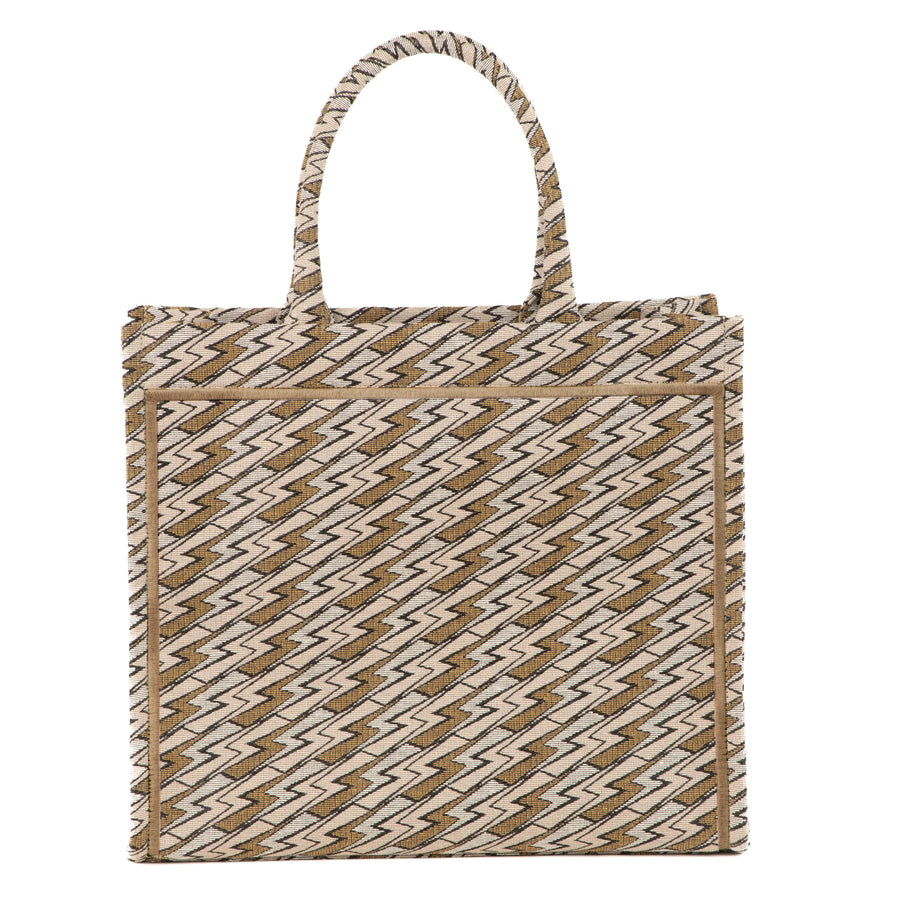 Grazia PWR Jacquard Bag | Beige