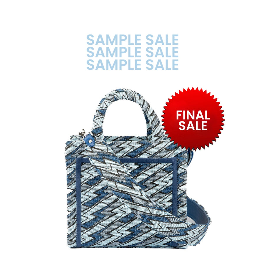 Mini Grazia PWR Jacquard Bag | Azul