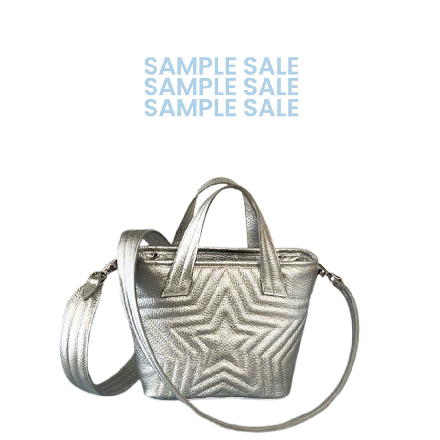 Bolso Mini Valentina Star | Plateado