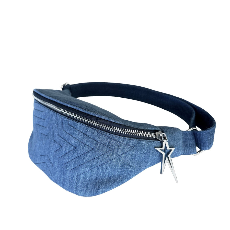 Riñonera Kiki Star | Light Blue Jean