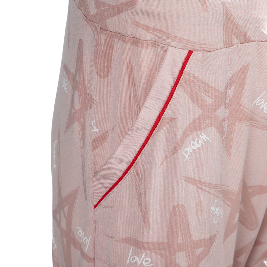 Pijama Estrellas Rosa Claro | Pantalón